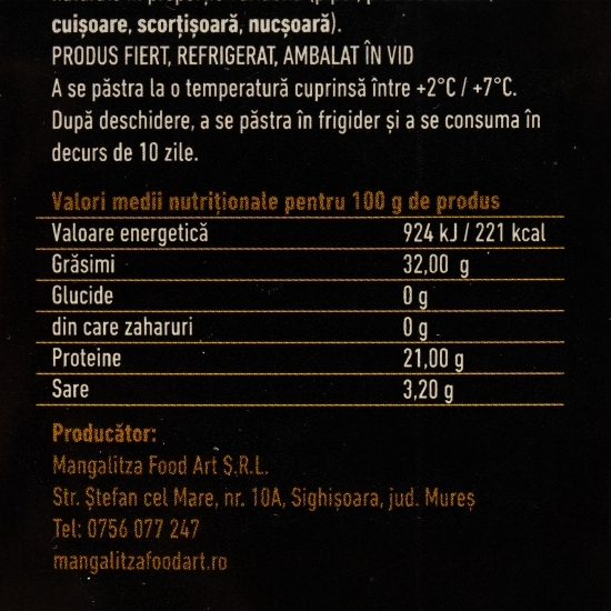 Coppa di testa mangalița 250g