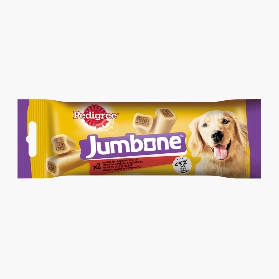 Batoane pentru câini de talie medie, 2 buc, 180g, Jumbone cu aromă vită și pasăre