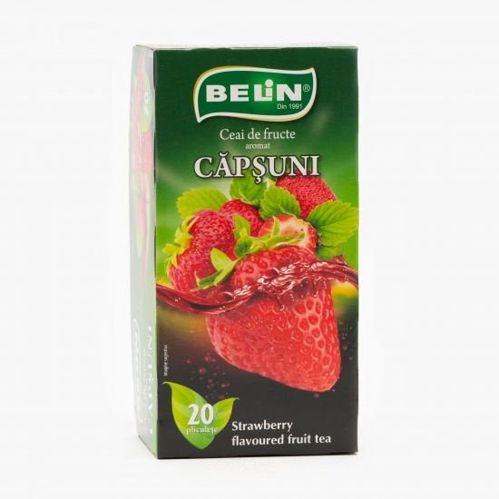 Ceai aromă căpșuni 20 plicuri