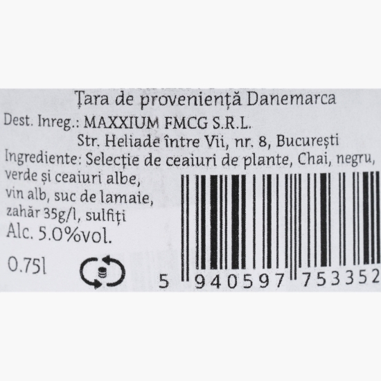 Ceai spumant organic Rød, 5% alc. 0.75l