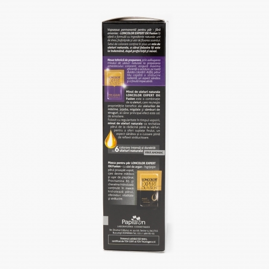 Vopsea permanentă pentru păr Expert Oil Fusion 7.62 Roșu intens 100ml