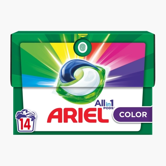 Detergent de rufe capsule All-in-One Pods Color, 14 spălări