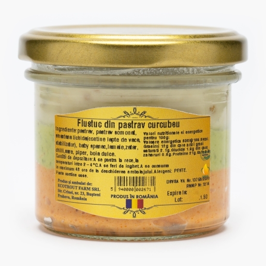 Fluștuc din păstrav curcubeu 100g