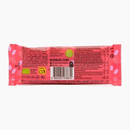 Baton eco cu dude și vanilie, vegan, fără gluten 30g