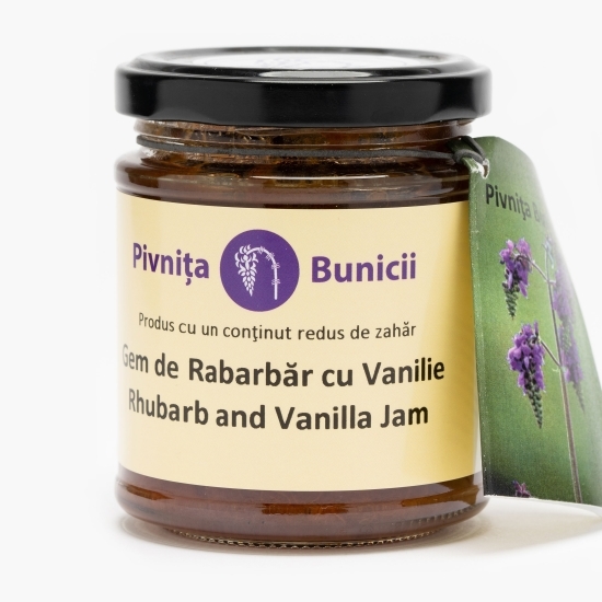 Gem de rabarbăr cu vanilie 190g