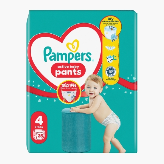 Scutece chiloțel Active Baby Pants XXL Box, mărimea 4, 9-15kg, 35 buc