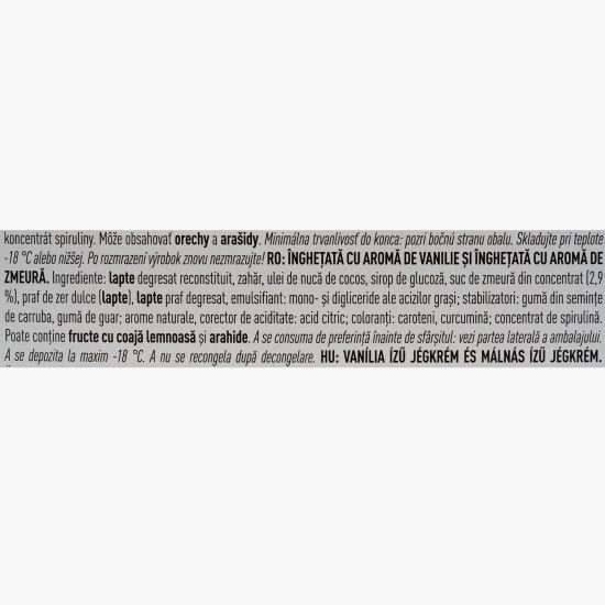 Înghețată de vanilie și zmeură Minions 6x60ml (6x33g)