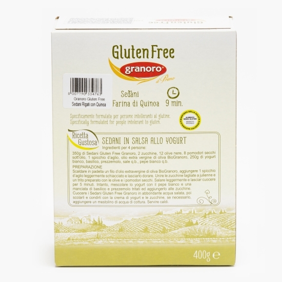 Paste Sedani fără gluten cu făină de quinoa 400g