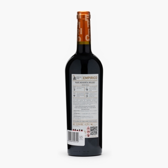 Vin roșu sec Rară Neagră & Malbec, 13.5%, 0.75l