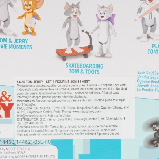 Set 2 figurine 8cm Baseball 3+ ani