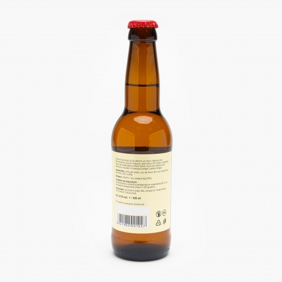 Cidru de mere demisec sticlă 0.33l
