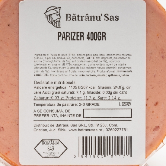 Parizer 400g
