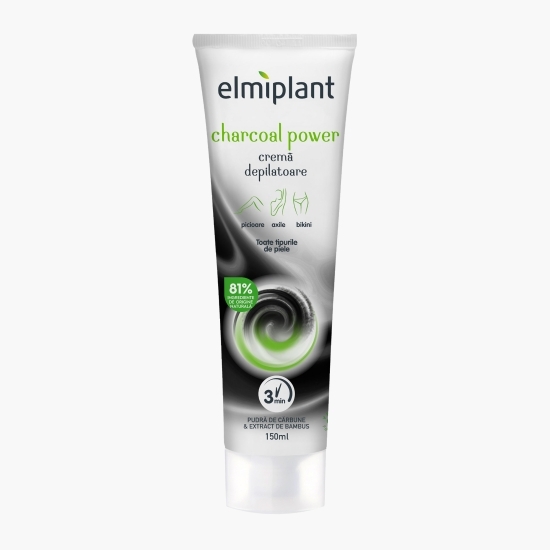 Cremă depilatoare corp Charcoal Power pentru toate tipurile de piele 150ml