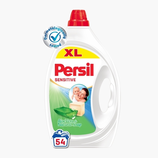 Detergent de rufe lichid Sensitive Gel, 54 spălări, 2.43l