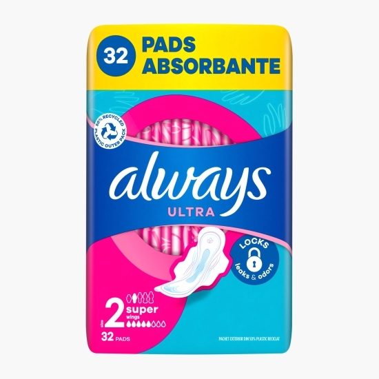 Absorbante Ultra Super Quattro 32 buc