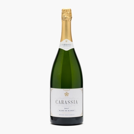 Vin spumant brut Blanc de Blancs Carassia, 12%, 1.5l 