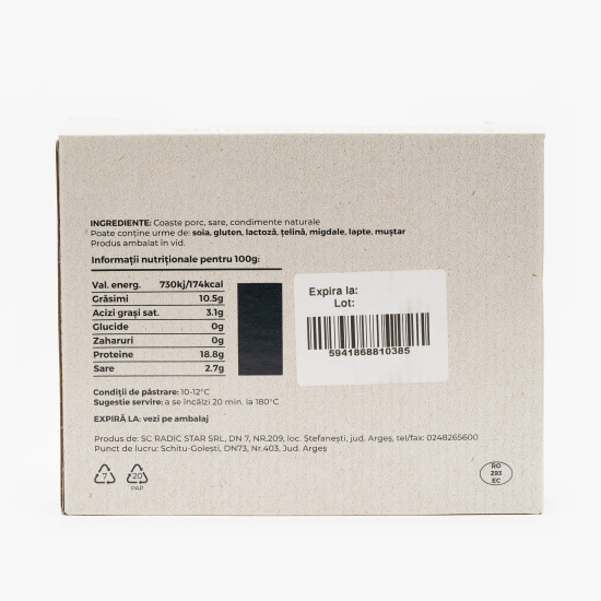 Coaste de porc afumate 350g