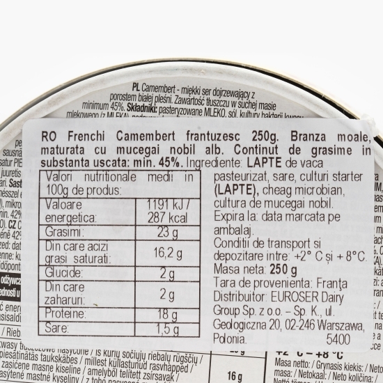 Brânză Camembert 250g