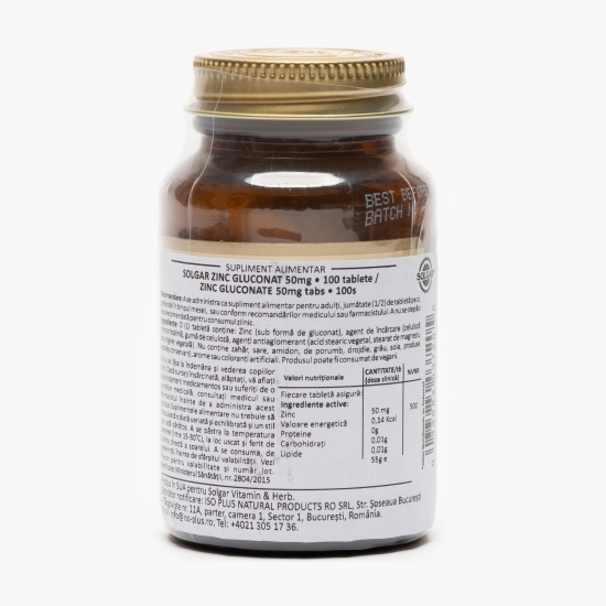 Zinc gluconat 50mg 100 tablete