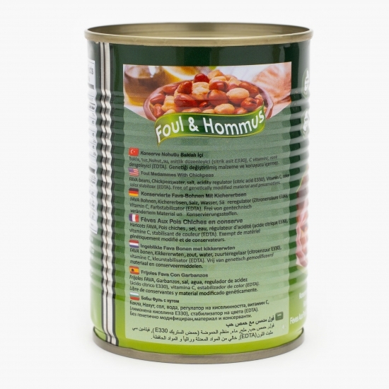 Conservă Foul Medammes (fasole Fava) & humus 400g