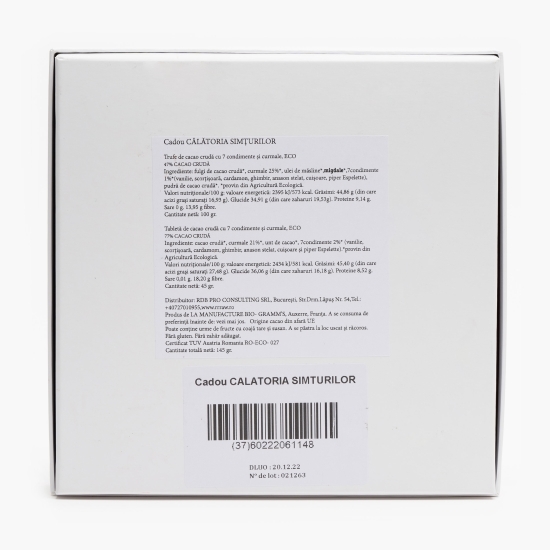 Cadou „Călătoria simțurilor” eco 145g