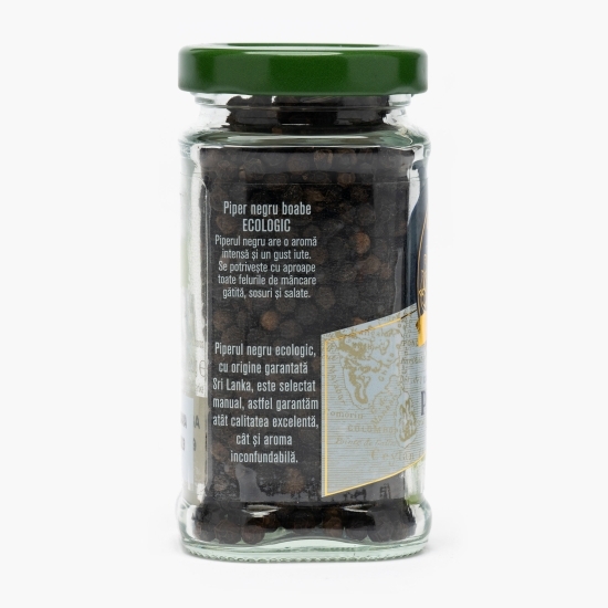 Piper negru boabe eco, 60g