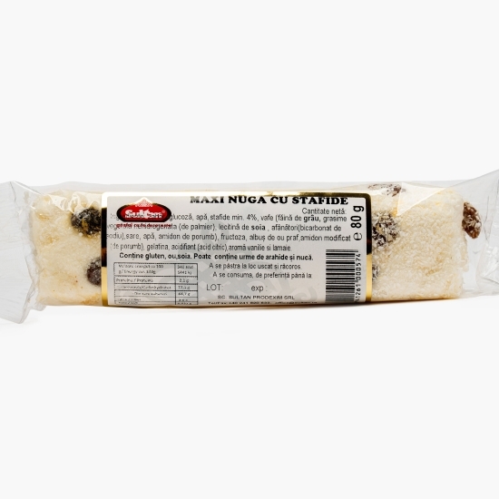 Maxi nuga cu stafide 80gr 