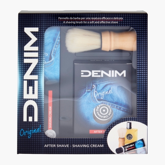 Set cadou Original - Loțiune după ras 100ml + Cremă de ras 100ml + Pămătuf