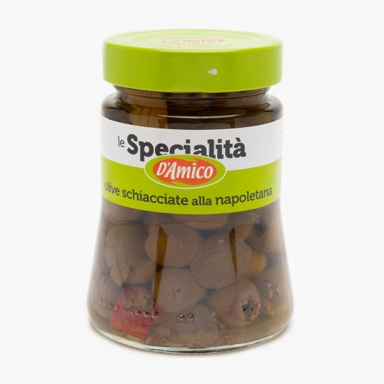 Măsline verzi marinate în ulei floarea-soarelui fără gluten 280g