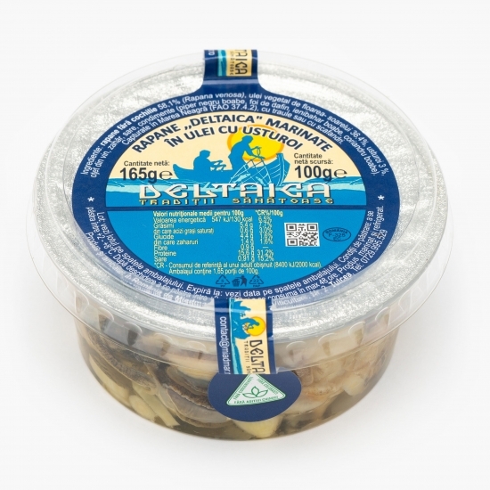 Rapane marinate în ulei cu usturoi 165g
