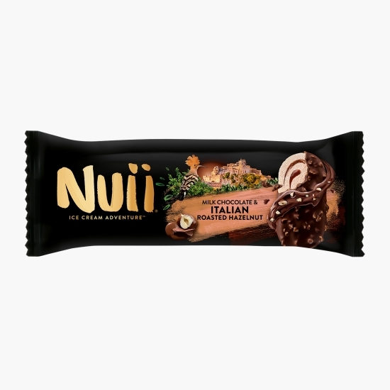 Înghețată alune de pădure și glazură ciocolată cu lapte 90ml