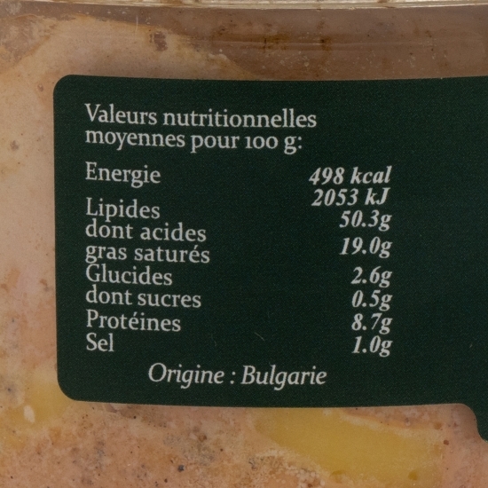 Foie gras de rață 180g