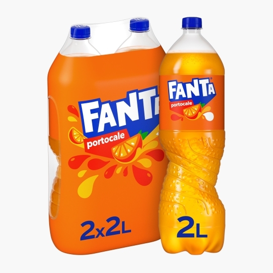 Băutură carbogazoasă portocale 2x2l