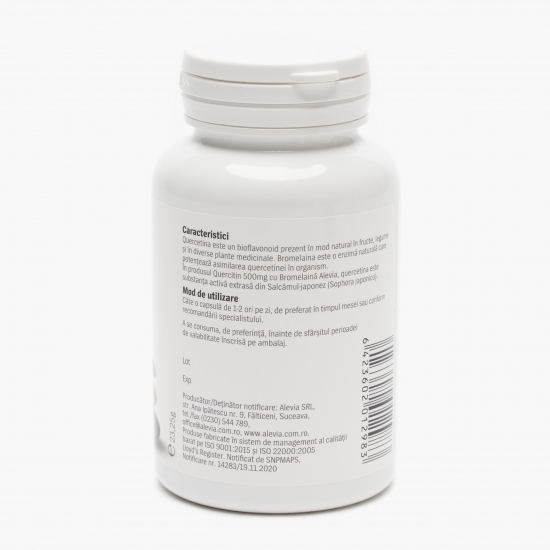 Quercitin 500mg cu Bromelaină 30 capsule