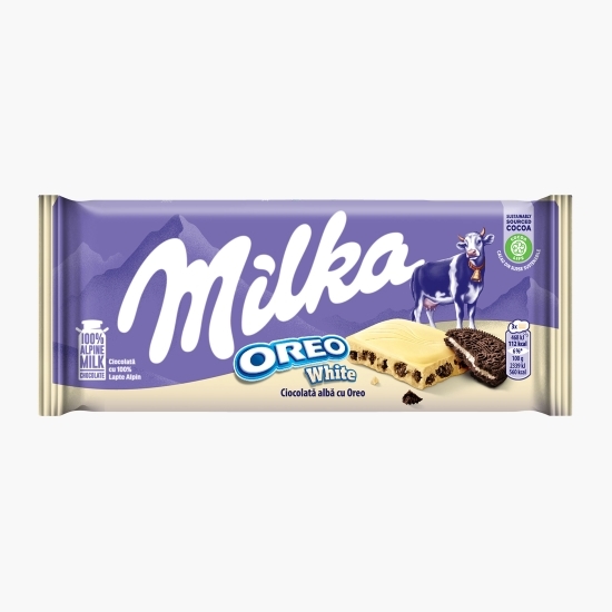 Ciocolată albă cu Oreo 100g