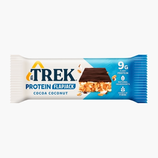 Baton cu ovăz, cocos și cacao, cu proteine, fără gluten 50g