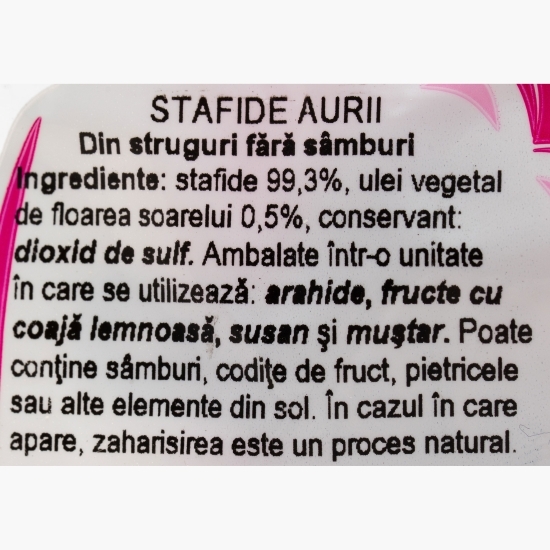 Stafide aurii fără sâmburi 250g