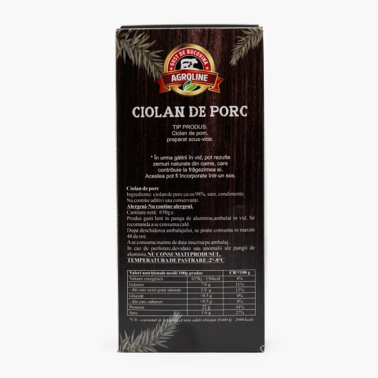 Ciolan de porc gătit lent 650g