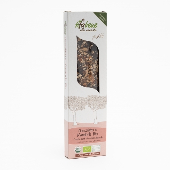 Ciocolată eco cu 74% cacao și migdale 100g