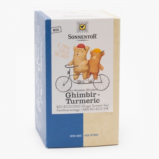 Ceai ghimbir-turmeric eco 18 plicuri