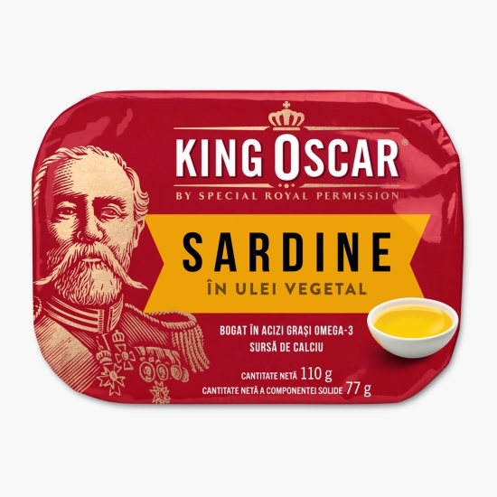 Sardine baltice în ulei vegetal 110g