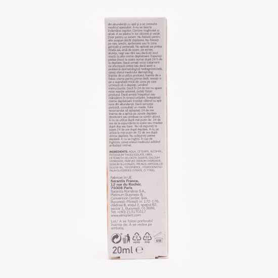 Cremă depilatoare pentru față Almond Care 20ml