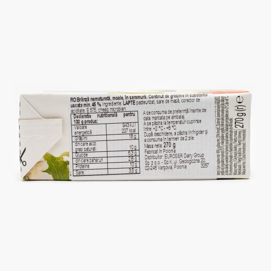 Brânză moale pentru salată, cuburi 270g