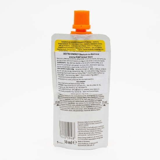 Băutură cu dextroză aromă portocale 50ml
