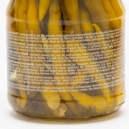 Ardei iute în oțet 350g