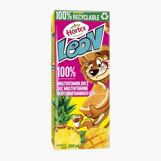 Suc cu multivitamine Leon 100%, 0.2l