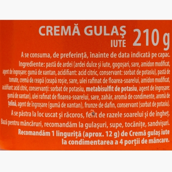 Cremă gulaș iute 210g