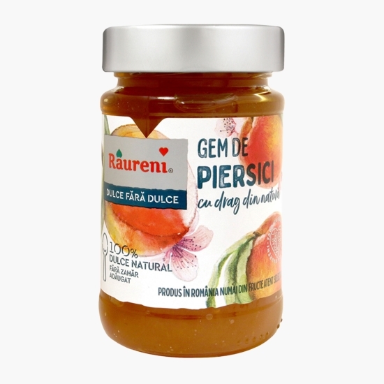 Gem de piersici, fără zahăr adăugat, 250g 