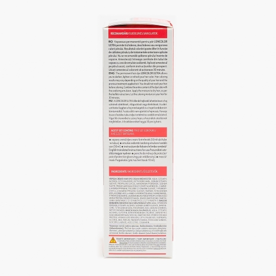 Vopsea permanentă pentru păr Ultra 6 Roșu Tițian 100ml