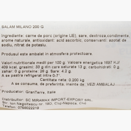 Salam Milano 200g